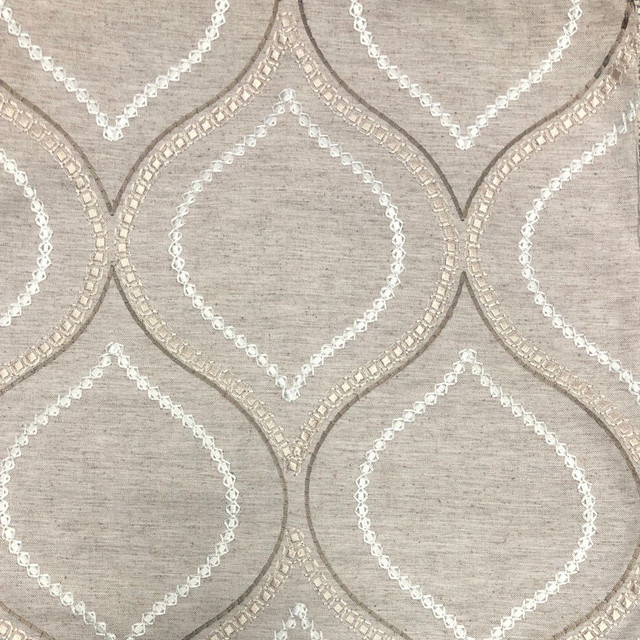 Serendipitoua Hazelnut by RM CoCo Designer Fabric Inspired Living Vol 13 85% Polyester 15% Cotton See Sample 0 Horizontal: 8.512.5 56  - Swanky Fabrics -
