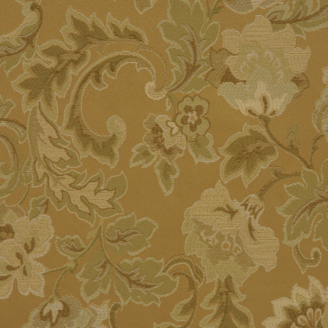 Godiva Sesame by RM CoCo Designer Fabric Sweet Indulgence 100% Polyester Jacquard - Dry clean only Horizontal: 13.33 and Vertical: 13.55 54 - Swanky Fabrics -
