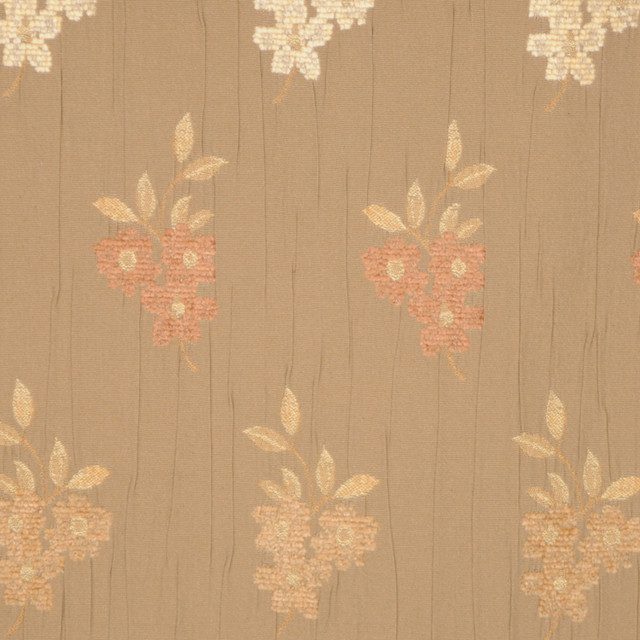 Brulee Chipmunk by RM CoCo Designer Fabric Sweet Indulgence 53% Viscose 47% Polyester Jacqua - Dry clean only Horizontal: 13.88 and Vertical: 7.13 54 - Swanky Fabrics -