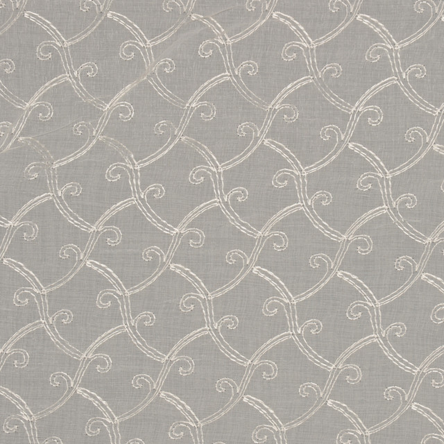 Jules Champagne by RM CoCo Designer Fabric Sheer Jazz 60% Cotton, 40% Polyester - Dry clean only Horizontal: 2.13 and Vertical: 3.35 109 - Swanky Fabrics -