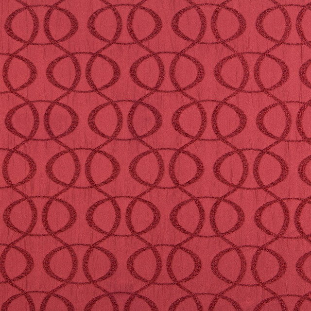 Panthers Redwood by RM CoCo Designer Fabric Grid Iron 100% POLYESTER - Cool wash w/ care, no bleach Horizontal: 6.06 and Vertical: 6.89 54 - Swanky Fabrics -