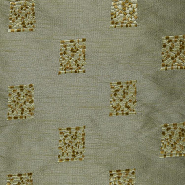 Strike Gold Nuggets by RM CoCo Designer Fabric Treasures - Wesco 100% Polyester - Dry clean only Horizontal: 6 and Vertical: 5.5 54 - Swanky Fabrics -