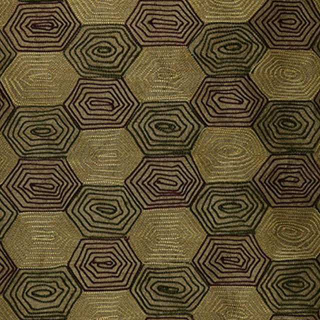 Precious Stones Vintage by RM CoCo Designer Fabric Treasures - Wesco 100% Polyester - Dry clean only Horizontal: 4.5 and Vertical: 5.75 53.5 - Swanky Fabrics -