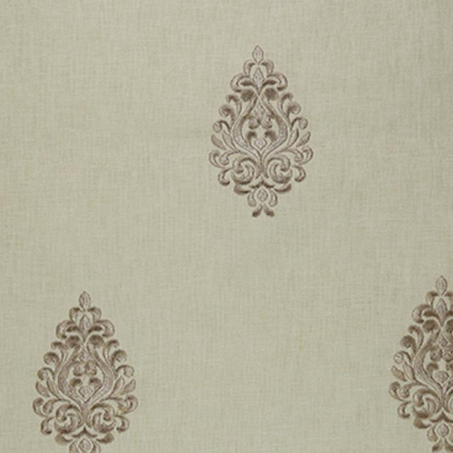 Lost Medallion Cameo by RM CoCo Designer Fabric Treasures - Wesco 60% POLY, 30% COTTON, 10% LINEN - Dry clean only Horizontal: 8.5 and Vertical: 12.5 52.75 - Swanky Fabrics -