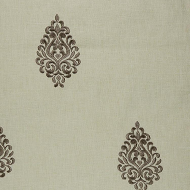 Lost Medallion Natural by RM CoCo Designer Fabric Treasures - Wesco 60% POLY, 30% COTTON, 10% LINEN - Dry clean only Horizontal: 8.5 and Vertical: 12.5 52.75 - Swanky Fabrics -