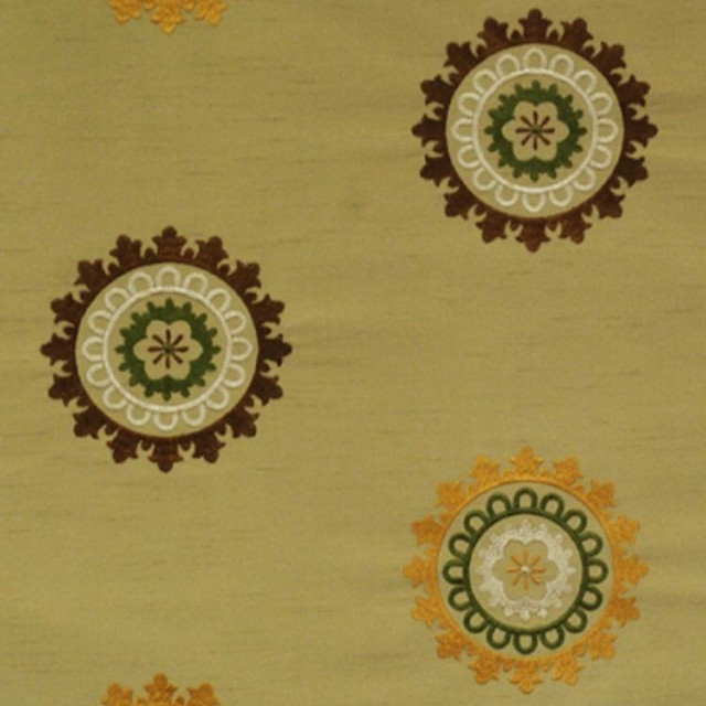 Galactica Olive by RM CoCo Designer Fabric Grand Scale - Wesco 74% POLYESTER, 26% VISCOSE - Dry clean only Horizontal: 13 and Vertical: 15.5 52 - Swanky Fabrics -