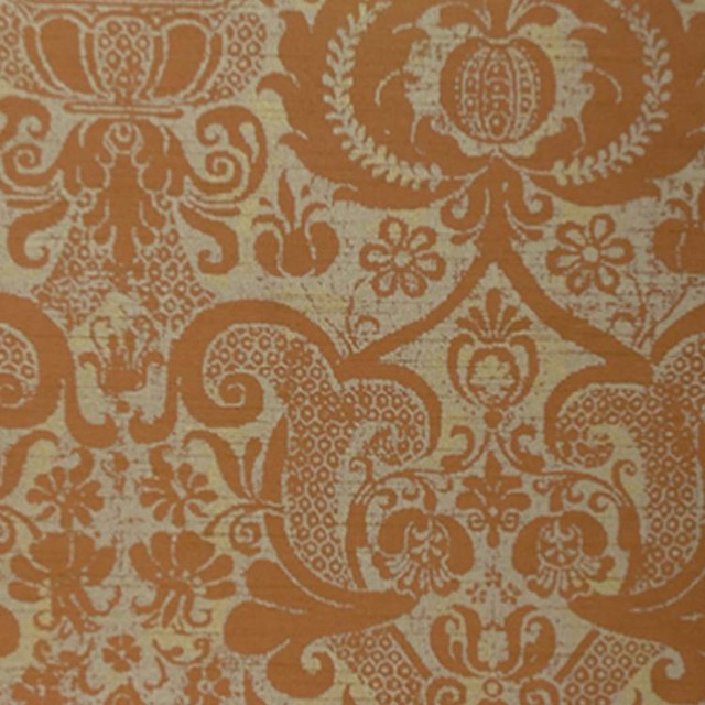 Sultana Pecan by RM CoCo Designer Fabric Color Concerto - Fire - Wesco 100% POLYESTER - Dry clean only Horizontal: 13 and Vertical: 32.5 52 - Swanky Fabrics -