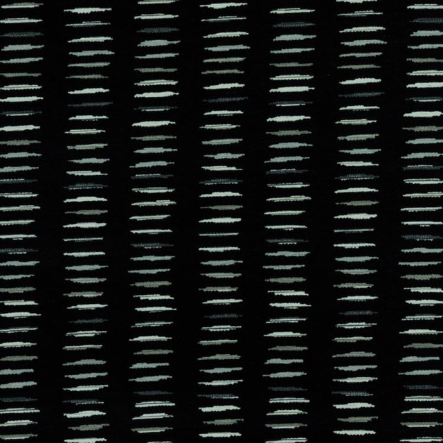 Argyle Stripe Noir by RM CoCo Designer Fabric Prive Vol 4 97% Polyester, 3% Cotton - Machine washable Horizontal: 25.5 and Vertical: 5.38 54 - Swanky Fabrics -