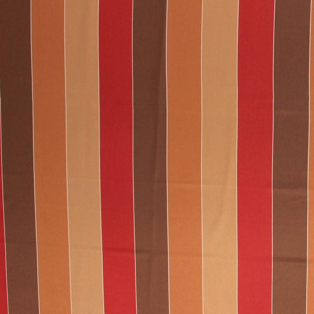 Concorde Stripe Spice by RM CoCo Designer Fabric Prive Vol 2 73.79% Rayon 26.21% Polyester See Sample 33000 Horizontal: 013.75 55  - Swanky Fabrics -