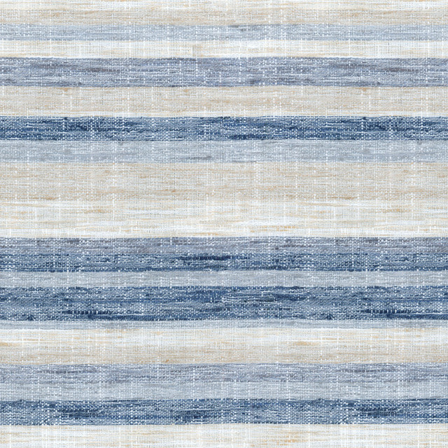 Faded Stripe Indigo 180042 by Novogratz Designer Fabric RETRO 100% Polyester INDIA Wyzenbeek 45,000 Horizontal: 0.00" and Vertical: 13.50" 54" - Swanky Fabrics -