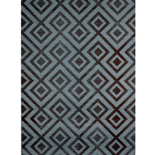 Fiorentina Sepia/Blue by Lee Jofa Designer Wallcovering
