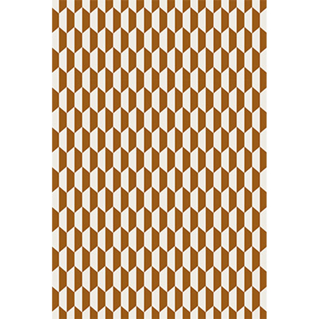 Tile Drk Gingr Crm by Cole & Son Designer Fabric