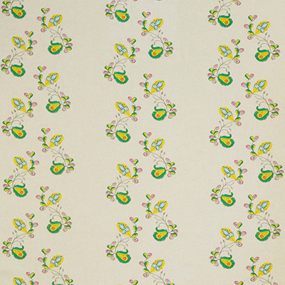 Psycho Sprig Tropical Yellow by Kravet Couture Designer Fabric