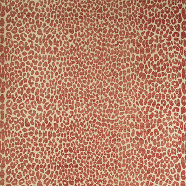 Ocicat Paper Red by Lee Jofa Designer Wallcovering