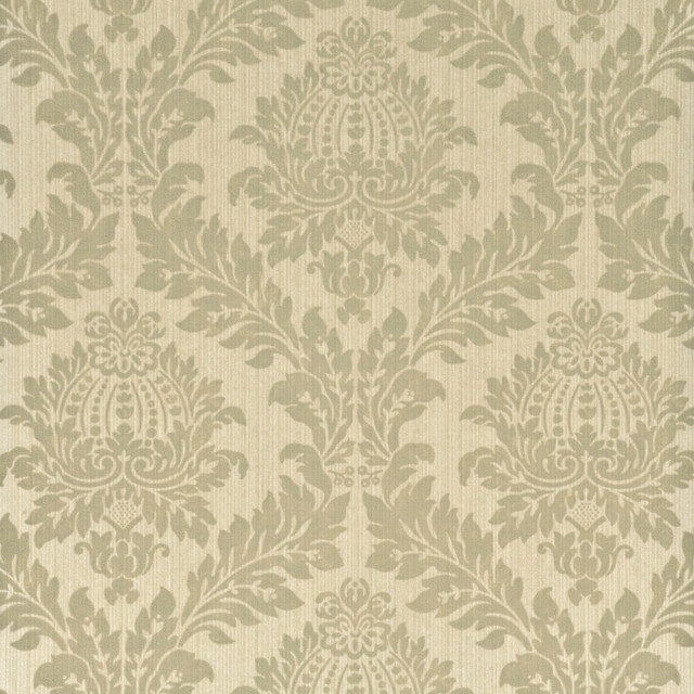 Lydford Damask Baker Grey by G P & J Baker Designer Wallcovering