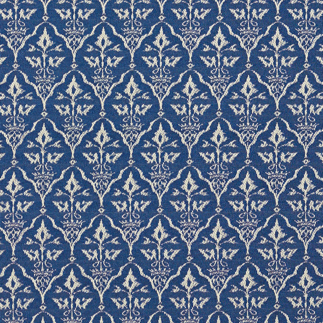 2663 Wedgewood/Cameo by Charlotte Designer Fabric Uptown Jacquards VI 100% Woven Polyester Asia Exceeds 70,000 Wyzenbeek Rubs (Heavy Duty) Horizontal: 1.5" x Vertical: 2.75" 54 Inches - Swanky Fabrics -