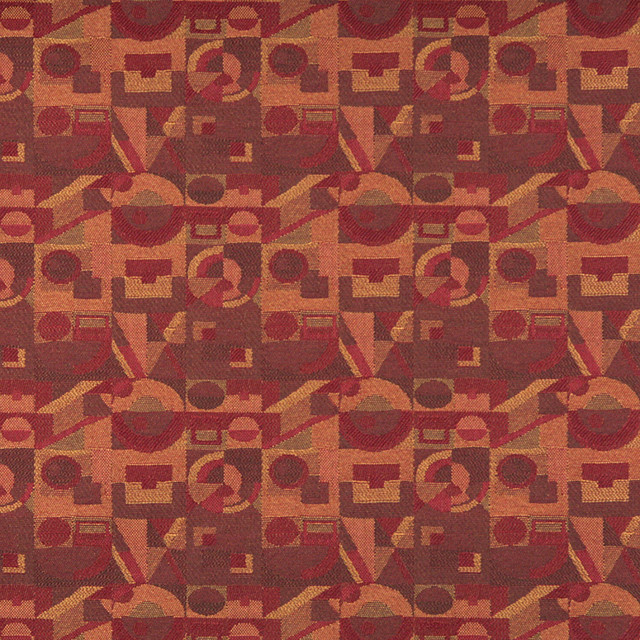 3567 Brick by Charlotte Designer Fabric Decorative Durables XII 100% Woven Polyester Made In USA Exceeds 150,000 Wyzenbeek Rubs (Heavy Duty) Horizontal: 9.5 x Vertical: 5" 54 Inches - Swanky Fabrics -