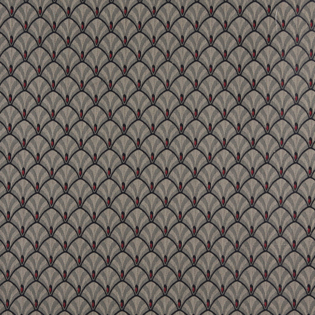 4311 Cobalt Fan by Charlotte Designer Fabric Uptown Jacquards V 55% Cotton, 45% Polyester Asia Exceeds 70,000 Wyzenbeek Rubs (Heavy Duty) Horizontal: 1.75" x Vertical: 1.75" 54 Inches - Swanky Fabrics -