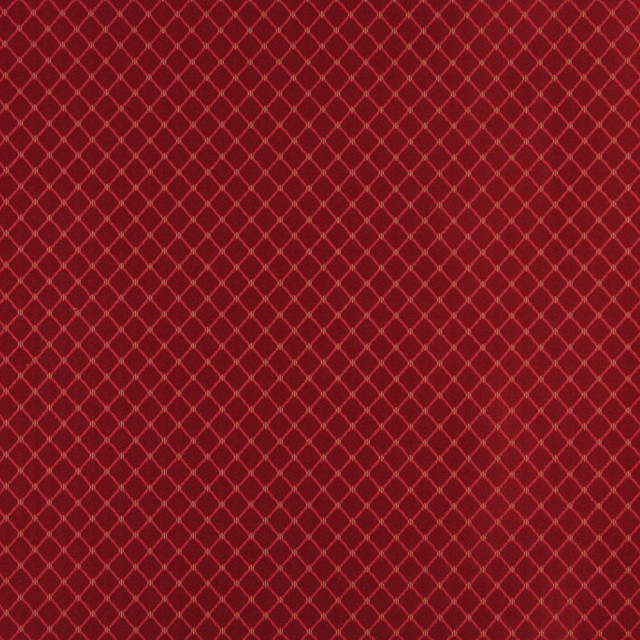 4328 Ruby Diamond by Charlotte Designer Fabric Uptown Jacquards V 55% Cotton, 45% Polyester Asia Exceeds 70,000 Wyzenbeek Rubs (Heavy Duty) Horizontal: 1" x Vertical: 1" 54 Inches - Swanky Fabrics -