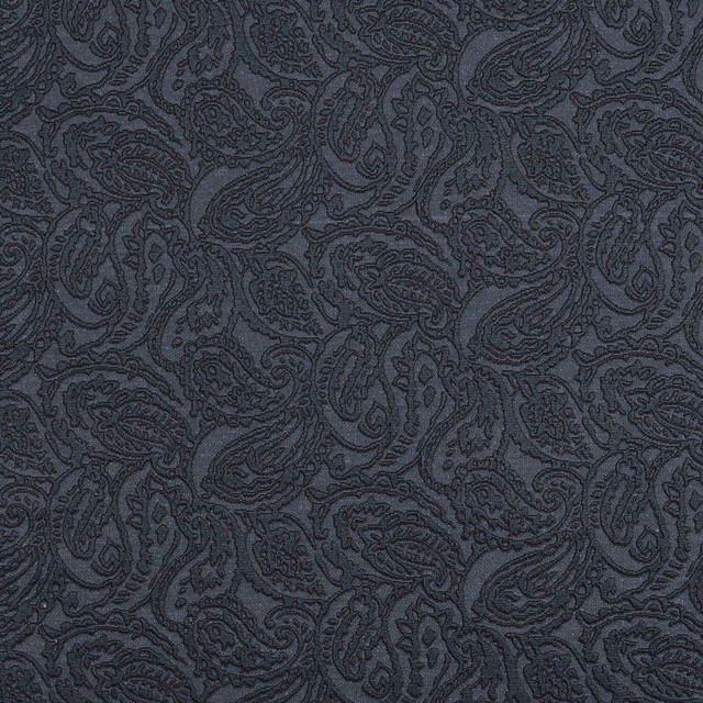 5574 Delft/Paisley by Charlotte Designer Fabric Enchanted Gardens 75% Cotton, 25% Polyester Asia Exceeds 70,000 Wyzenbeek Rubs (Heavy Duty) Horizontal: 14" x Vertical: 6.5" 54 Inches - Swanky Fabrics -