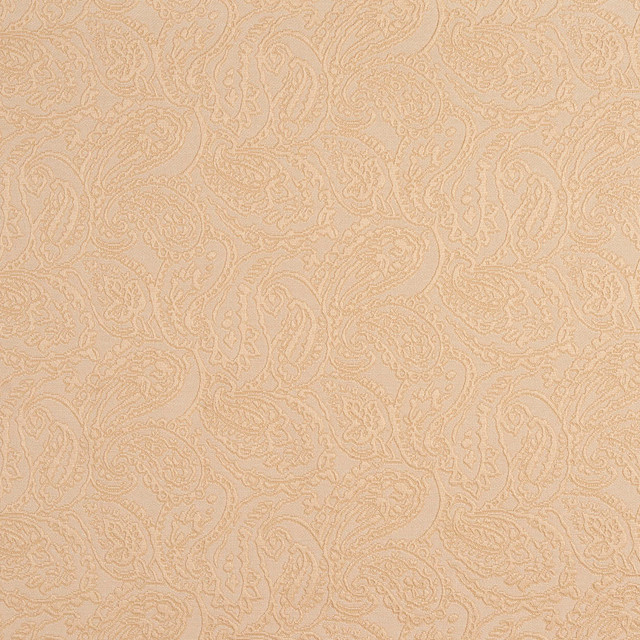 5580 Natural/Paisley by Charlotte Designer Fabric Enchanted Gardens 75% Cotton, 25% Polyester Asia Exceeds 70,000 Wyzenbeek Rubs (Heavy Duty) Horizontal: 14" x Vertical: 6.5" 54 Inches - Swanky Fabrics -
