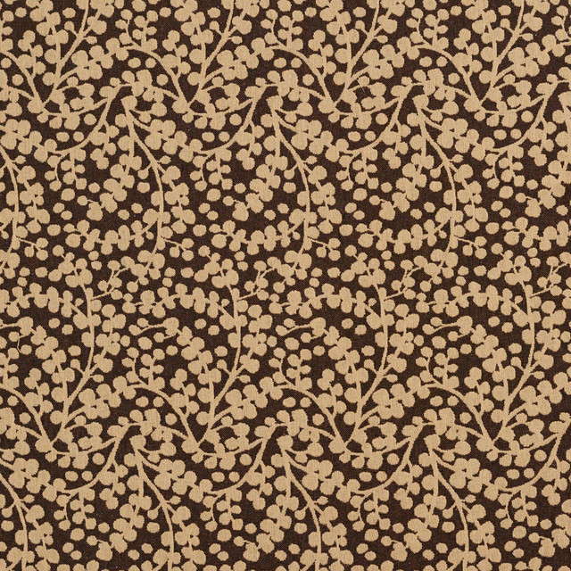 5867 Espresso Vine by Charlotte Designer Fabric Classic Patterns 52% Polyester, 48% Cotton Made In USA Exceeds 200,000 Wyzenbeek Rubs (Heavy Duty) Horizontal: 4" X Vertical: 9.75" 54 Inches - Swanky Fabrics -