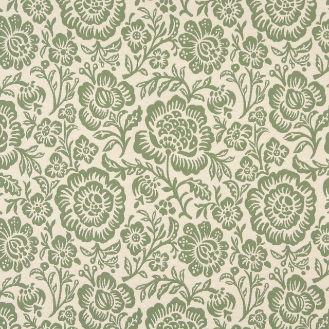 6402 Spring Floral by Charlotte Designer Fabric Garden Collection 37% Cotton, 36% Rayon, 27% Polyester Asia Exceeds 70,000 Wyzenbeek Rubs (Heavy Duty) Horizontal: 14" x Vertical: 15" 54 Inches - Swanky Fabrics -
