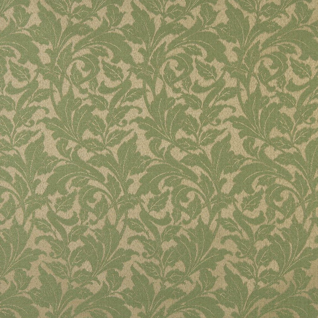 6602 Fern/Leaf by Charlotte Designer Fabric Outdoor/Indoor Oasis III 100% Woven Polyester Made In USA Exceeds 48,000 Wyzenbeek Rubs (Heavy Duty) Horizontal: 7.50" x Vertical: 20.0" 54 Inches - Swanky Fabrics -