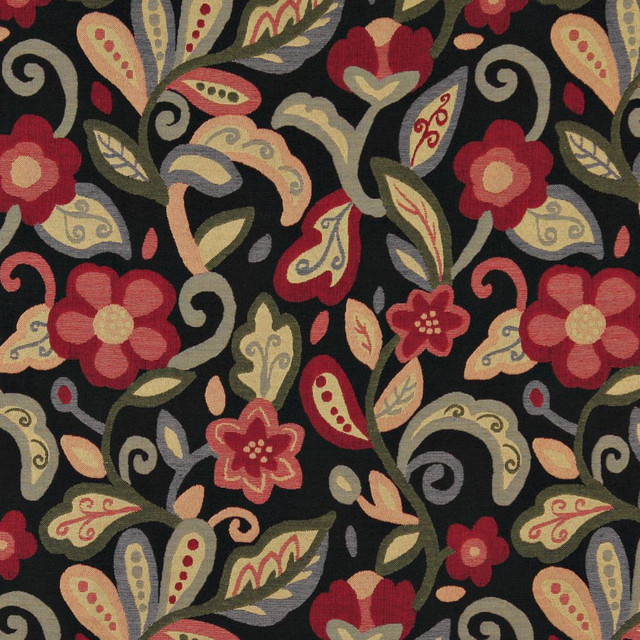 10023-03 by Charlotte Designer Fabric Cityscapes 60% Cotton, 25% Polyester, 15% Rayon Asia Exceeds 60,000 Wyzenbeek Rubs (Heavy Duty) Horizontal: 14" x Vertical: 16" 54 Inches - Swanky Fabrics -