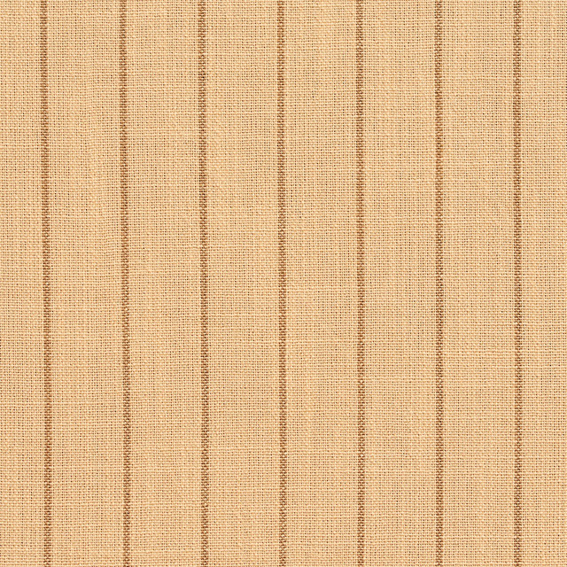 D107 Wheat Pinstripe by Charlotte Designer Fabric Clubhouse Collection 100% Woven Polyester Asia Exceeds 120,000 Wyzenbeek Rubs (Heavy Duty) Horizontal: 1" 54 Inches - Swanky Fabrics -