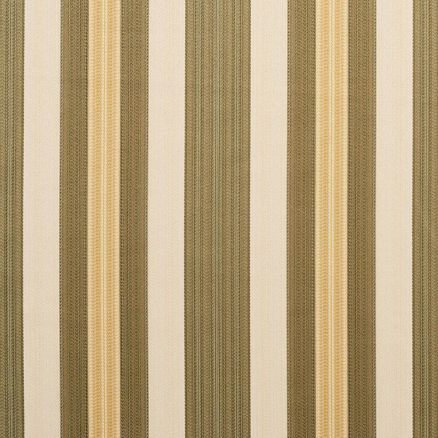 D303 Juniper Noble Stripe by Charlotte Designer Fabric Old World Classics 70% Polyester, 30% Cotton Spain Exceeds 30,000 Wyzenbeek Rubs (Heavy Duty) Horizontal: 7" 54 Inches - Swanky Fabrics -