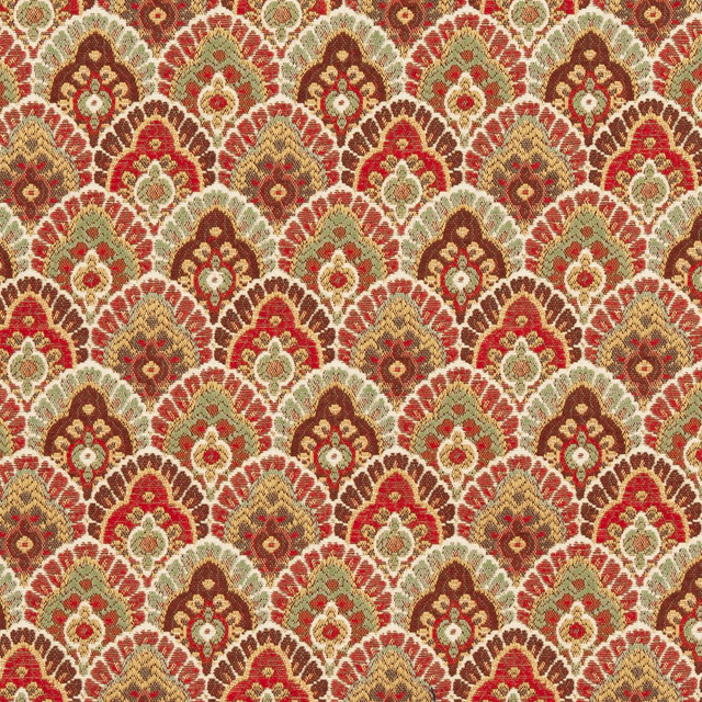 CB800-101 by Charlotte Designer Fabric Shades of Coral 36% Polyester, 32% Acrylic, 32% Cotton Spain Exceeds 24,000 Wyzenbeek Rubs (Heavy Duty) No Repeat 54 Inches - Swanky Fabrics -