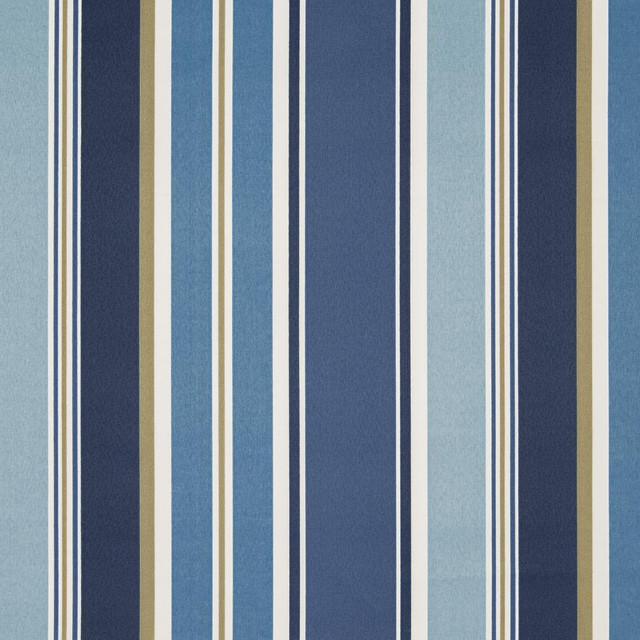 D940 Chambray Stripe by Charlotte Designer Fabric Prints & Wovens 100% Acrylic Asia Exceeds 30,000 Wyzenbeek Rubs (Heavy Duty) Horizontal 13.5" 54 Inches - Swanky Fabrics -