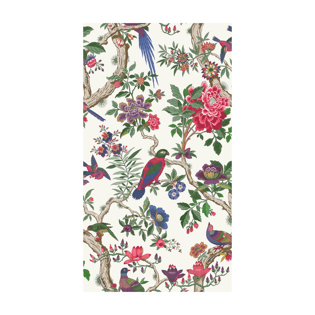 Fontainebleau Fuschia by Cole & Son Designer Wallcovering - PAPER - 100% United Kingdom - Horizontal: - and Vertical: 45 27 - Swanky Fabrics -