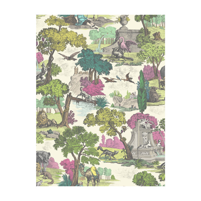Versailles Grand Pink by Cole & Son Designer Wallcovering - PAPER - 100% United Kingdom - Horizontal: - and Vertical: 71.8 27 - Swanky Fabrics -