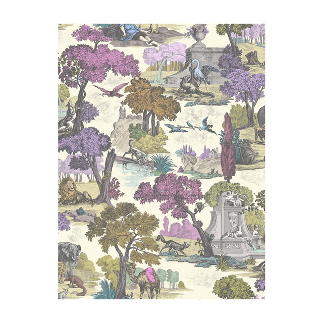 Versailles Grand Mulber by Cole & Son Designer Wallcovering - PAPER - 100% United Kingdom - Horizontal: - and Vertical: 71.8 54 - Swanky Fabrics -