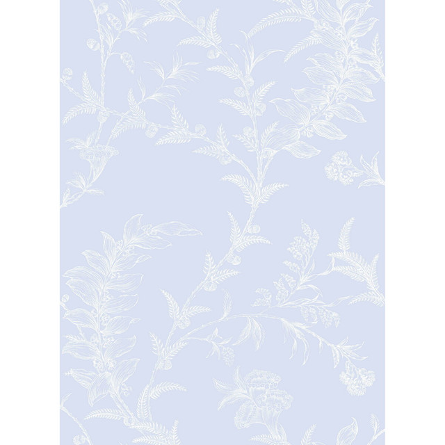 Ludlow Pale Blue by Cole & Son Designer Wallcovering - PAPER - 100% United Kingdom - Horizontal: - and Vertical: 28.5 21 - Swanky Fabrics -