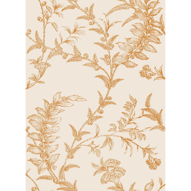 Ludlow Peach by Cole & Son Designer Wallcovering - PAPER - 100% United Kingdom - Horizontal: - and Vertical: 28.5 21 - Swanky Fabrics -