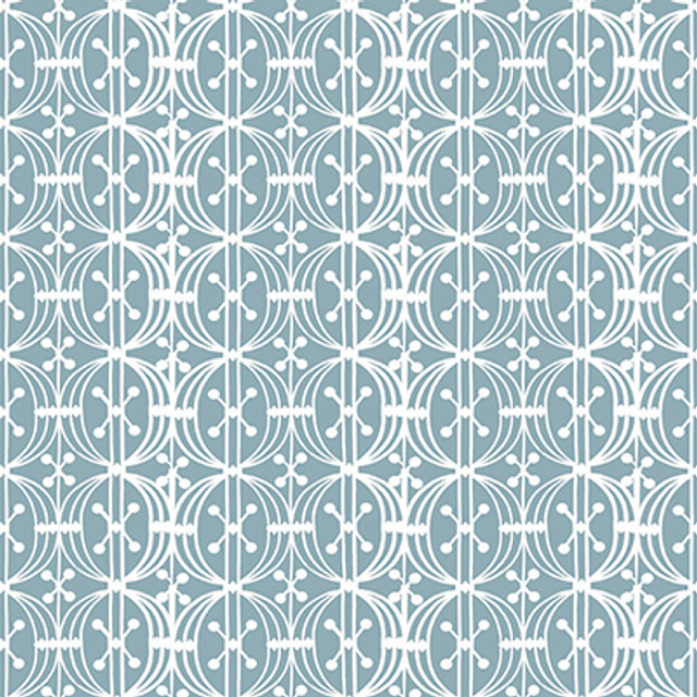 Carrusel Azul Plomo by Gaston Y Daniela Designer Wallcovering