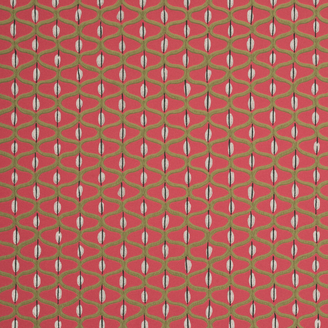 Coffee Bean Cherry/Silver by Baker Lifestyle Designer Wallcovering