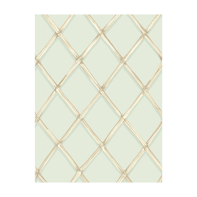 Bagatelle Duck Egg by Cole & Son Designer Wallcovering - PAPER - 100% United Kingdom - Horizontal: - and Vertical: 27.5 21 - Swanky Fabrics -