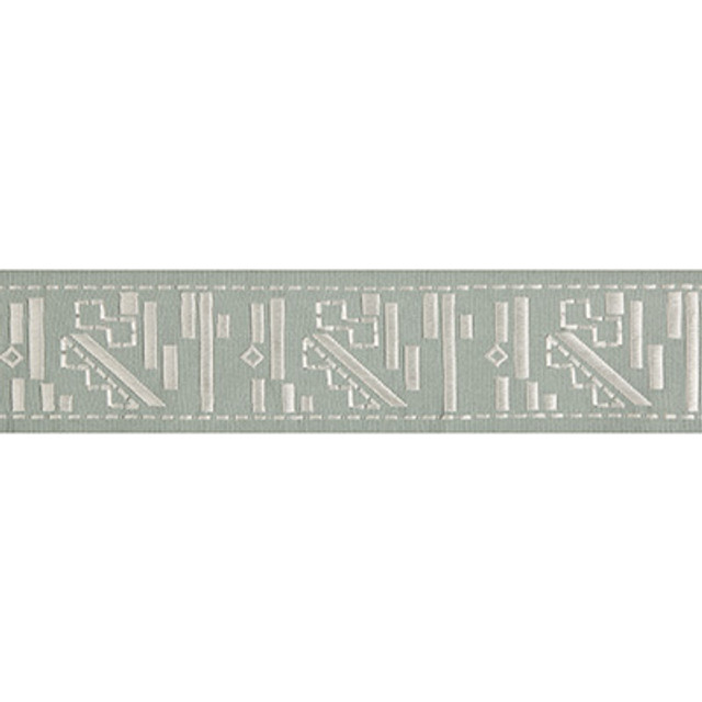 Fraktur Haze/Silver by Lee Jofa Modern Designer Trim