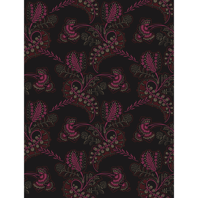 Hartford Noir by Cole & Son Designer Wallcovering - PAPER - 100% United Kingdom - Horizontal: - and Vertical: 13.75 21 - Swanky Fabrics -