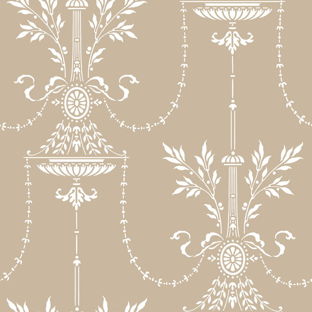 Dorset Toast by Cole & Son Designer Wallcovering - PAPER - 100% United Kingdom - Horizontal: - and Vertical: 21 21 - Swanky Fabrics -