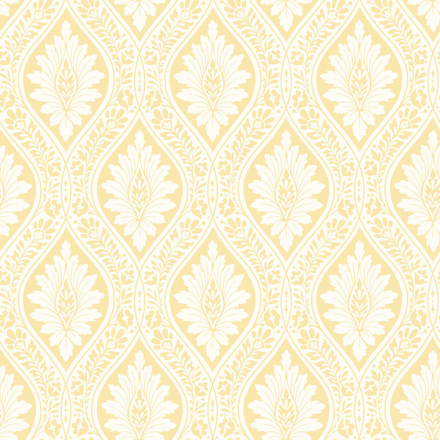 Florence Lemon by Cole & Son Designer Wallcovering - PAPER - 100% United Kingdom - Horizontal: - and Vertical: 21 21 - Swanky Fabrics -
