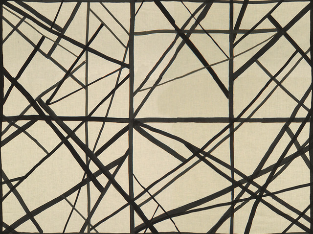 Channels Ebony/Ivory by Lee Jofa Modern Designer Fabric