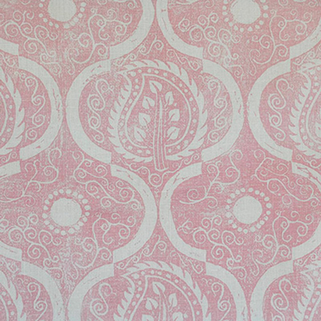 Persian Leaf Pink by Lee Jofa Designer Wallcovering