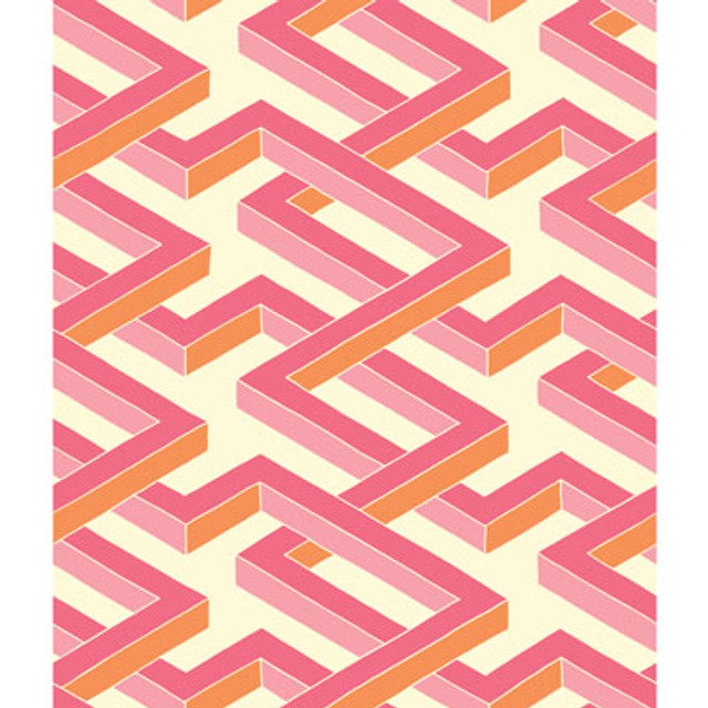 Luxor Pink by Cole & Son Designer Wallcovering