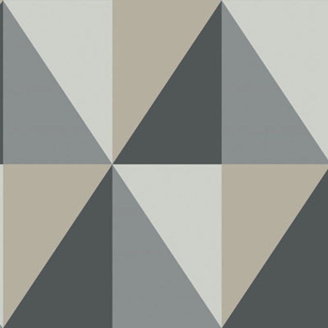 Apex Grand Grey And Black by Cole & Son Designer Wallcovering