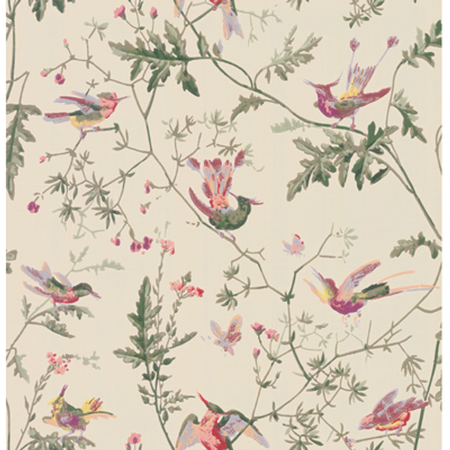 Hummingbirds Original Multi-Colour by Cole & Son Designer Wallcovering